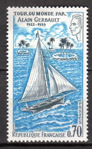 Poštovní známka Francie 1970 Plachetnice Mi# 1694