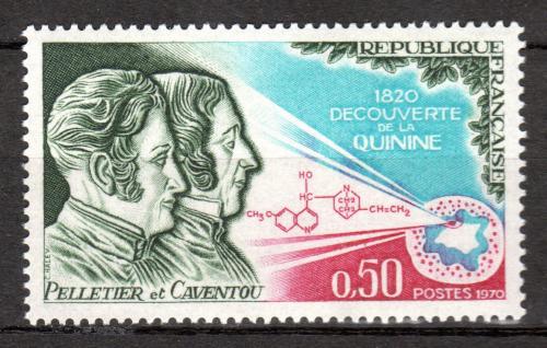 Poštovní známka Francie 1970 Objevení chininu Mi# 1703