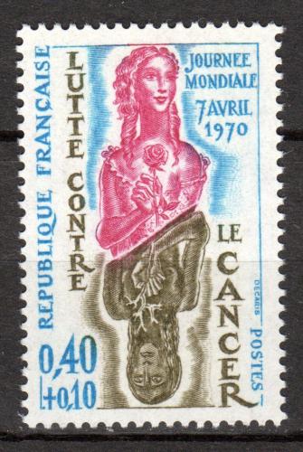 Poštovní známka Francie 1970 Boj proti rakovinì Mi# 1706