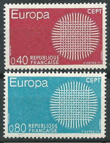Poštovní známky Francie 1970 Evropa CEPT Mi# 1710-11