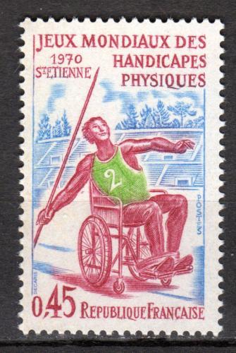 Poštovní známka Francie 1970 Hry postižených Mi# 1719