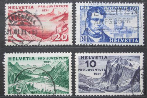 Potovn znmky vcarsko 1931 Prodn zajmavosti, Pro Juventute Mi# 246-49 Kat 26 - zvtit obrzek