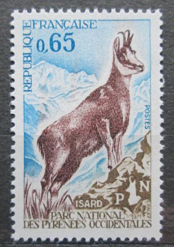 Poštovní známka Francie 1971 Kamzík støedozemní Mi# 1747