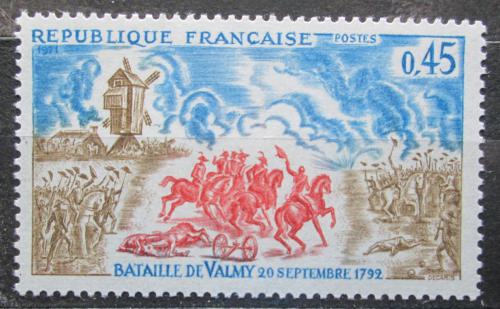 Poštovní známka Francie 1971 Bitva u Valmy Mi# 1767