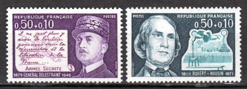 Poštovní známky Francie 1971 Osobnosti Mi# 1769-70