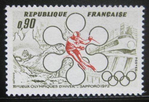 Poštovní známka Francie 1972 ZOH Sapporo Mi# 1781