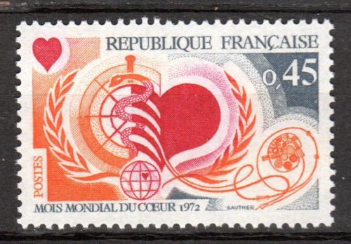 Poštovní známka Francie 1972 Mìsíc srdce Mi# 1785