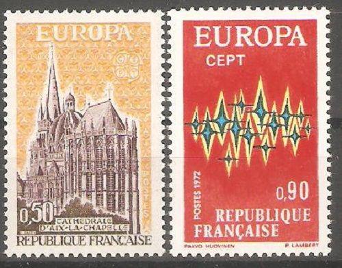 Poštovní známky Francie 1972 Evropa CEPT Mi# 1788-89