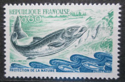 Poštovní známka Francie 1972 Losos Mi# 1794