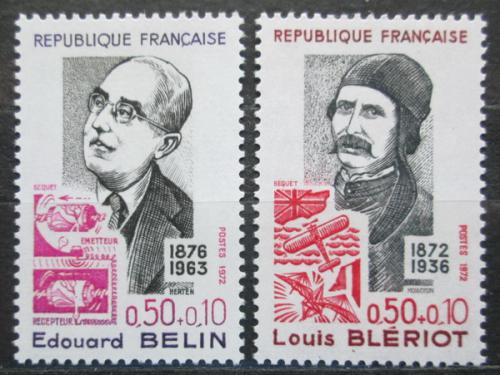 Poštovní známky Francie 1972 Osobnosti Mi# 1799-1800
