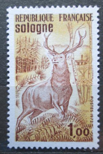 Poštovní známka Francie 1972 Jelen Mi# 1808