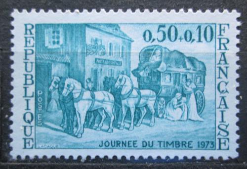 Poštovní známka Francie 1973 Poštovní dostavník Mi# 1824
