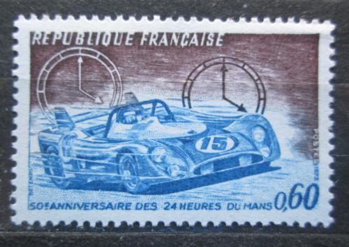 Poštovní známka Francie 1973 Závodní auto Mi# 1838
