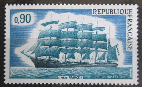 Poštovní známka Francie 1973 Plachetnice Mi# 1839