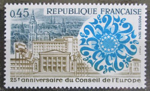 Poštovní známka Francie 1974 Evropská rada, 25. výroèí Mi# 1872