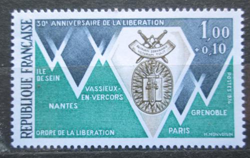 Poštovní známka Francie 1974 Osvobození mìst Mi# 1880