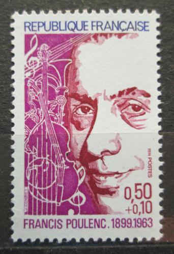 Poštovní známka Francie 1974 Francis Poulenc, skladatel Mi# 1882