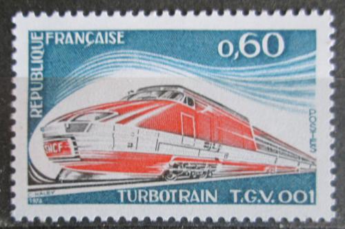 Poštovní známka Francie 1974 Moderní lokomotiva Mi# 1883