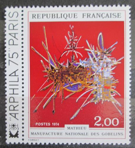Poštovní známka Francie 1974 Gobelín, Georges Mathieu Mi# 1894