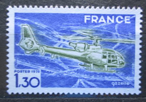 Poštovní známka Francie 1975 Helikoptéra Mi# 1922