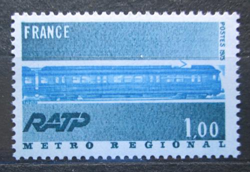 Poštovní známka Francie 1975 Paøížské metro Mi# 1928