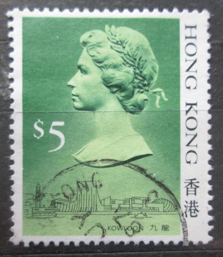 Poštovní známka Hongkong 1987 Královna Alžbìta II. Mi# 518