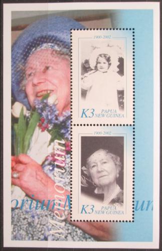Poštovní známky Papua Nová Guinea 2002 Královna Alžbìta II. Mi# Block 22