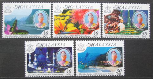 Poštovní známky Malajsie 1999 Korunovace sultána z Pahangu Mi# A 814 A-E