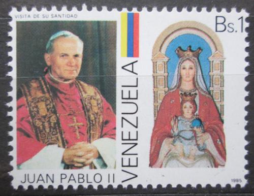 Poštovní známka Venezuela 1985 Papež Jan Pavel II. Mi# 2289