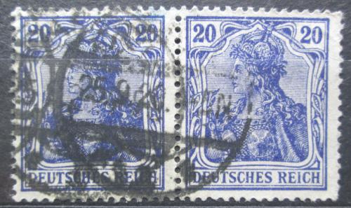 Poštovní známky Nìmecko 1902 Germania pár Mi# 72