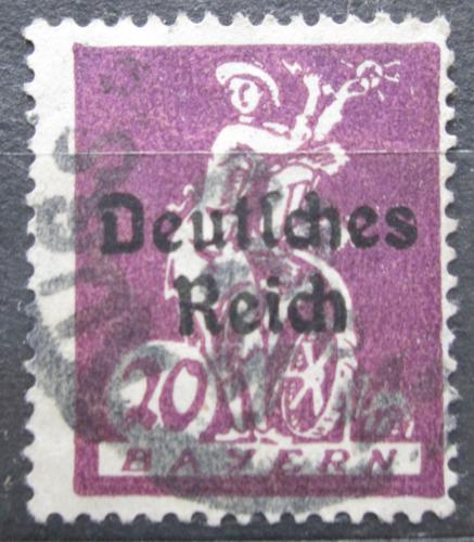 Poštovní známka Nìmecko 1920 Alegorie elektøiny pøetisk Mi# 122