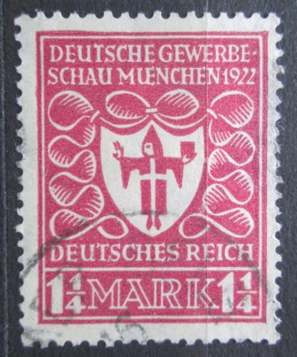 Poštovní známka Nìmecko 1922 Znak Mnichova Mi# 199