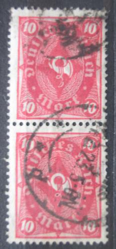 Poštovní známky Nìmecko 1922 Poštovní roh pár Mi# 206
