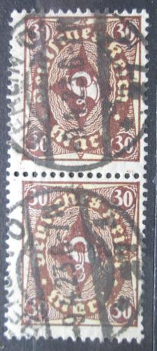Poštovní známky Nìmecko 1922 Poštovní roh pár Mi# 208