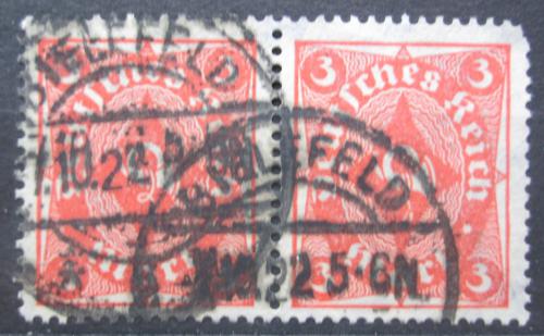 Poštovní známky Nìmecko 1922 Poštovní roh pár Mi# 225