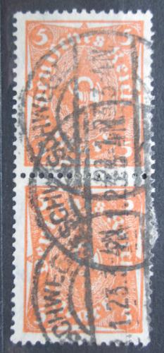 Poštovní známky Nìmecko 1922 Poštovní roh pár Mi# 227