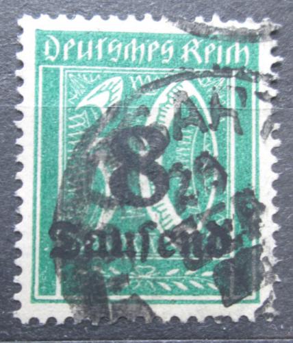 Poštovní známka Nìmecko 1923 Nominální hodnota pøetisk Mi# 278