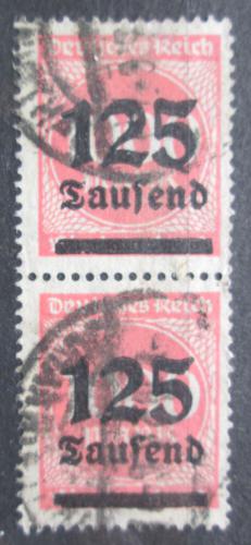 Poštovní známky Nìmecko 1923 Nominální hodnota pøetisk pár Mi# 291 Kat 5€