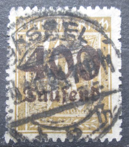 Poštovní známka Nìmecko 1923 Nominální hodnota pøetisk Mi# 300 Kat 6€