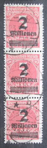 Poštovní známky Nìmecko 1923 Nominální hodnota pøetisk Mi# 312 Kat 6€