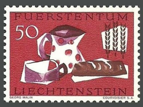 Poštovní známka Lichtenštejnsko 1963 Boj proti hladu Mi# 432