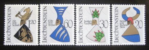 Poštovní známky Lichtenštejnsko 1966 Erby Mi# 465-68