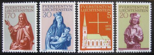 Poštovní známky Lichtenštejnsko 1966 Náboženské umìní Mi# 470-73 Kat 5€