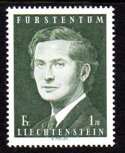 Poštovní známka Lichtenštejnsko 1974 Korunní princ Hans-Adam Mi# 615