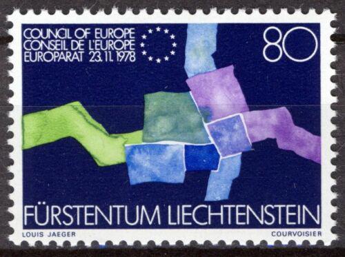 Poštovní známka Lichtenštejnsko 1979 Vstup do Evropské rady Mi# 729