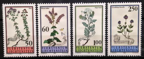 Poštovní známky Lichtenštejnsko 1993 Luèní kvìtiny Mi# 1069-72 Kat 7.50€