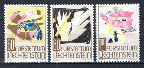 Poštovní známky Lichtenštejnsko 1994 Vánoce Mi# 1096-98 Kat 4.40€