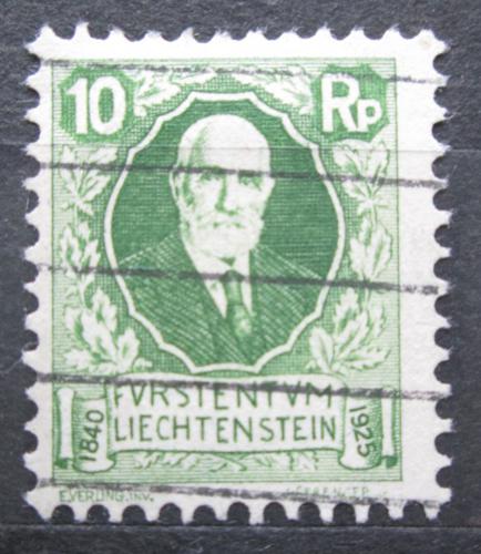 Poštovní známka Lichtenštejnsko 1925 Kníže Jan II. Mi# 72 Kat 30€