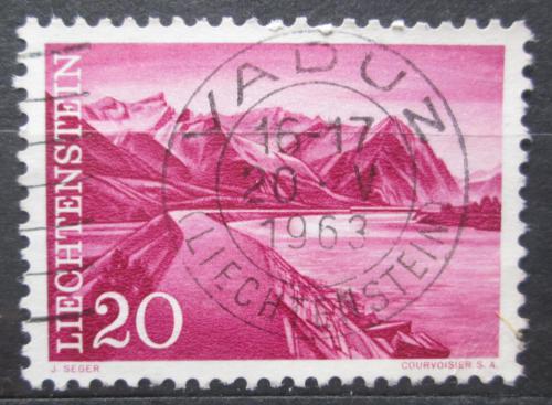 Poštovní známka Lichtenštejnsko 1959 Rheindamm Mi# 382