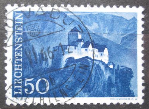 Potovn znmka Lichtentejnsko 1959 Zmek Vaduz Mi# 384